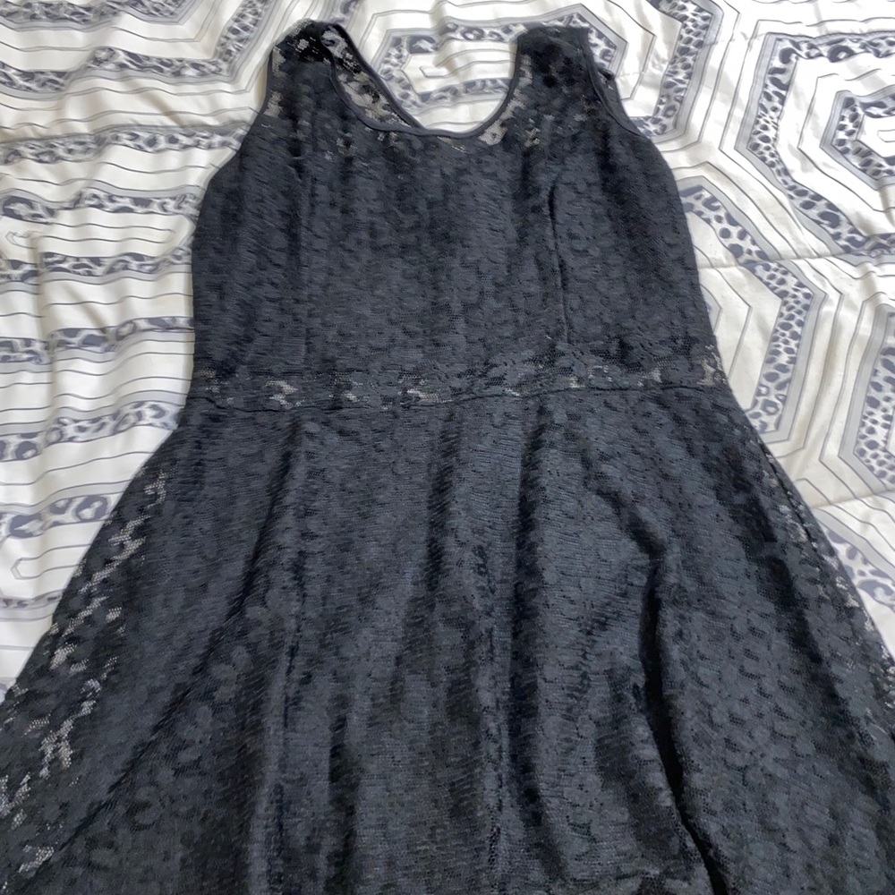 Black mesh dress 2X deb